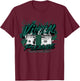 Visual Money Oxidized Green 4s Matching Women T-Shirt - T-Shirt | Maroon
