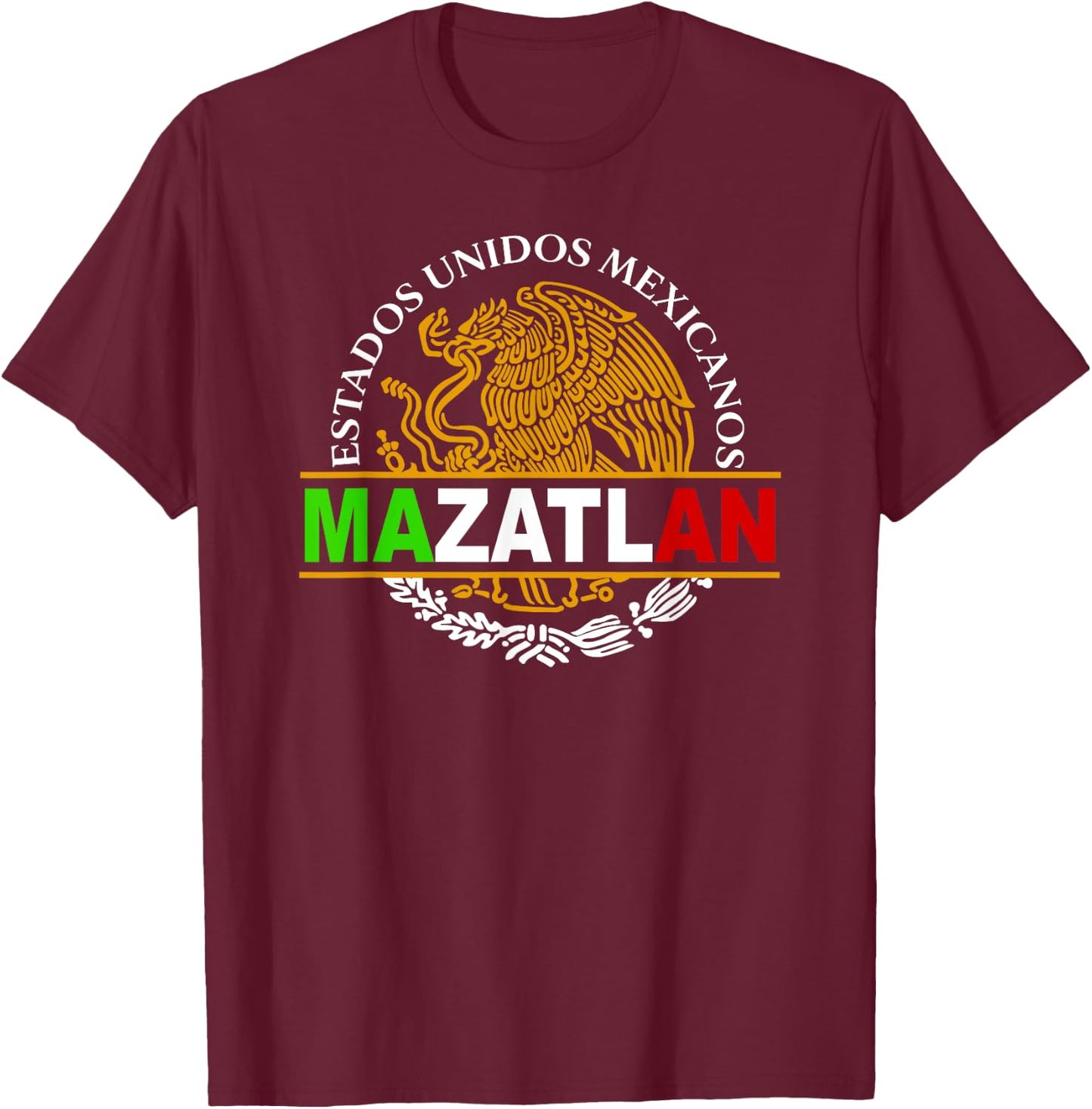 Mazatlan Sinaloa Mexico Pata Salada Culichi Culiacanense T-Shirt - T-Shirt | Maroon