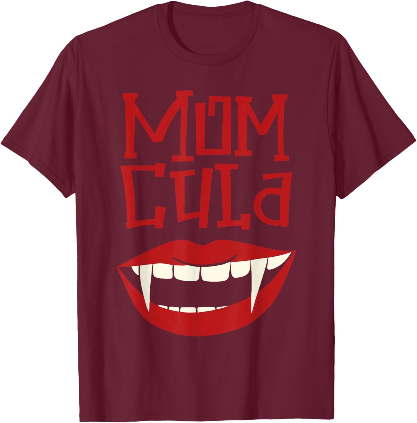 Momcula mom Matching Family Halloween Costume Mom Men T-Shirt - T-Shirt | Maroon
