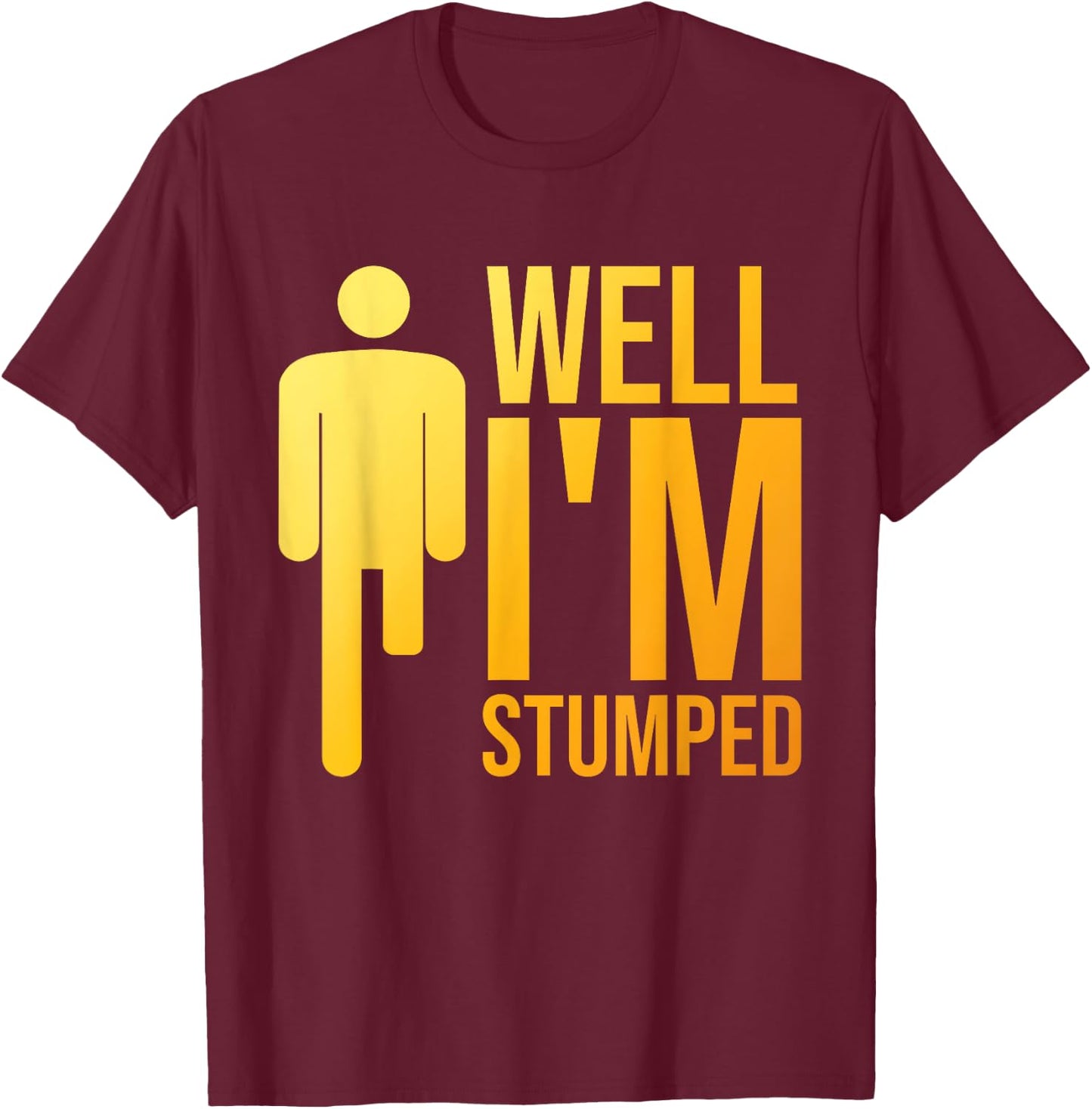 Funny Amputee Design Women Prosthetic Leg Amputation T-Shirt - T-Shirt | Maroon