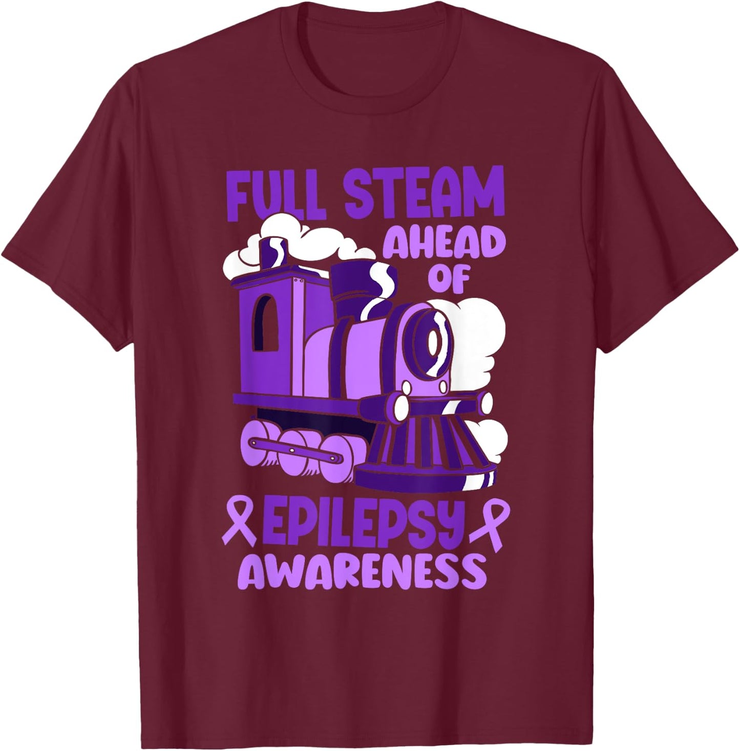 Epilepsy Warrior Awareness Month Epileptic Toddler T-Shirt - T-Shirt | Maroon