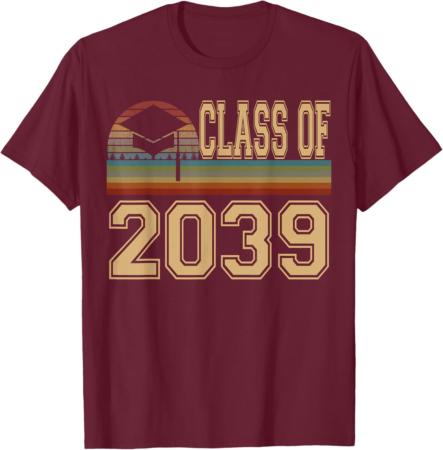 Class of 2039 grow with me shirt T-Shirt - T-Shirt | Maroon