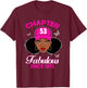 Chapter 53 Fabulous Since 1972 Black Women 53rd Birthday T-Shirt - T-Shirt | Maroon