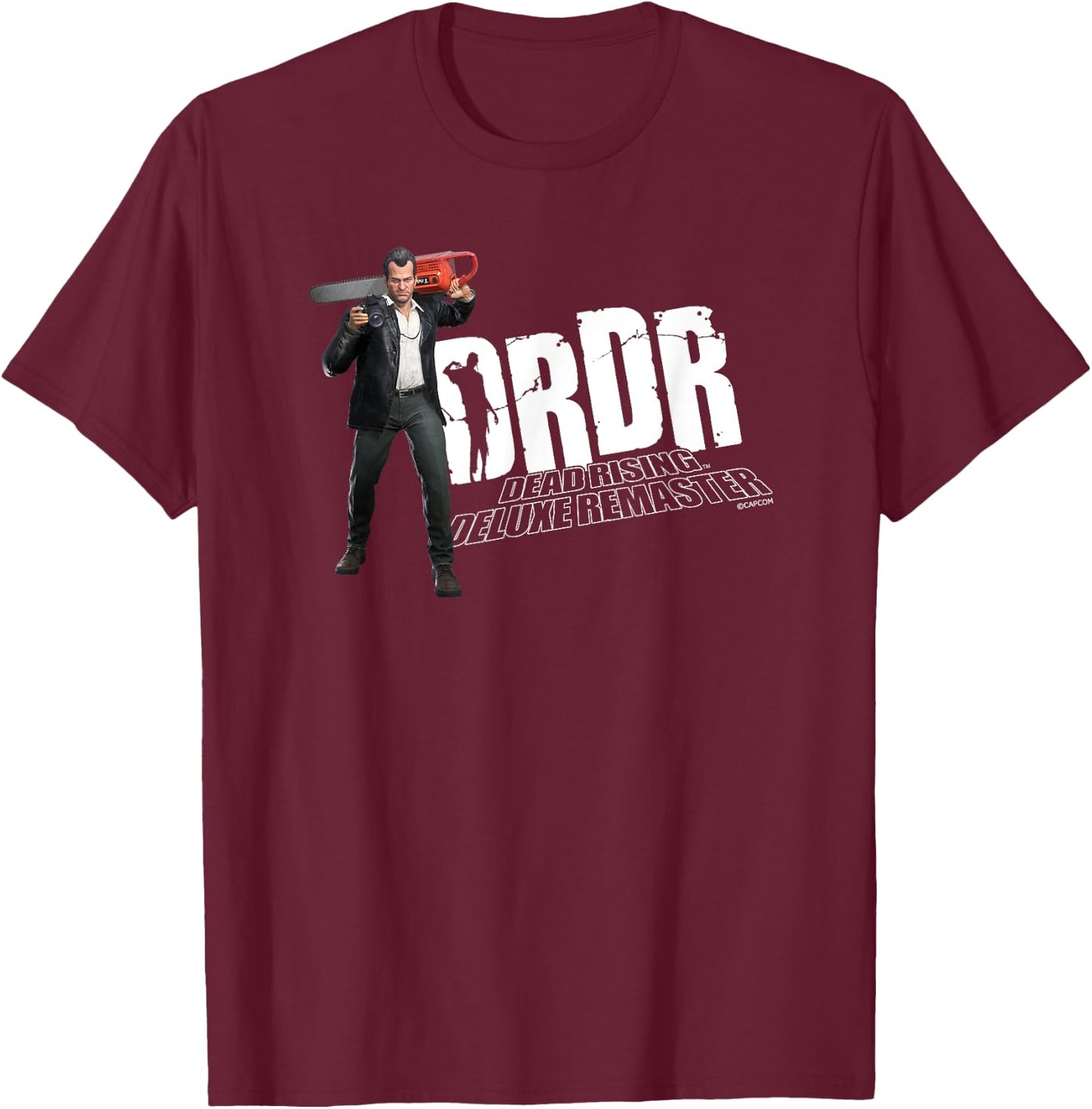 DEAD RISING DELUXE REMASTER Logo T-Shirt - T-Shirt | Maroon