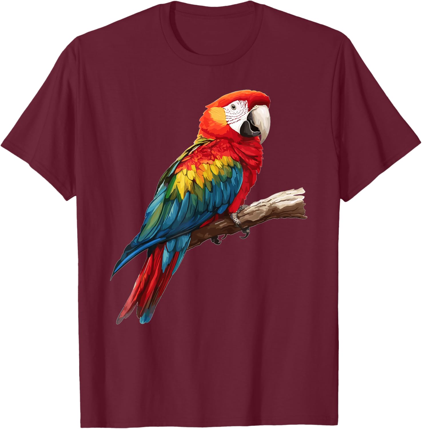 Macaws Macaw T-Shirt - T-Shirt | Maroon