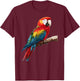 Macaws Macaw T-Shirt - T-Shirt | Maroon