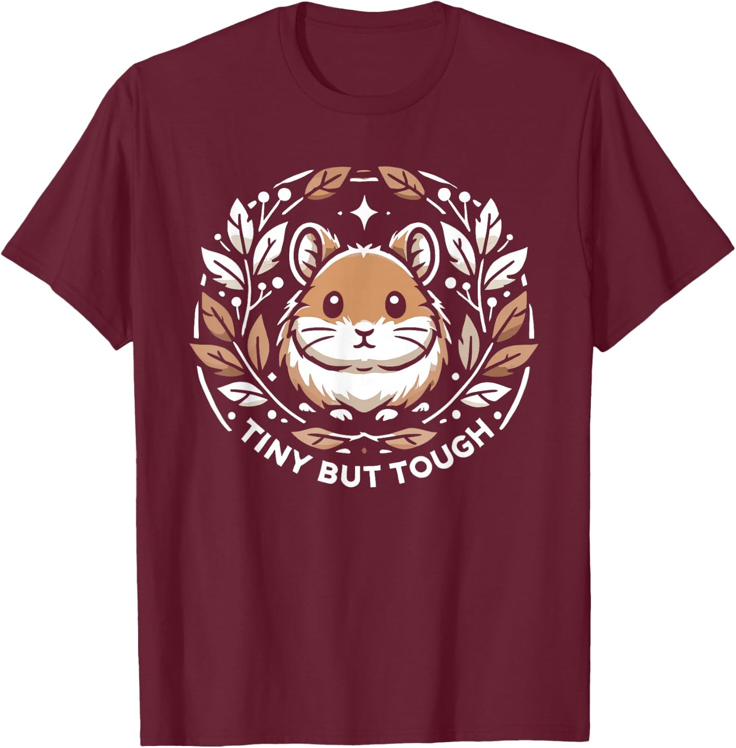 Adorable American Pika Habitat And Conservation Design T-Shirt - T-Shirt | Maroon