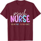 Psych Nurse: Healing Minds Touching Hearts Psychiatry Nurses T-Shirt - T-Shirt | Maroon