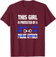 Smokin Hot Police Officer Funny Police Wife Girlfriend Gift T-Shirt - T-Shirt | Maroon