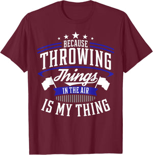 Winter Guard Color Guard Gift design Throwing Things Joke T-Shirt - T-Shirt | Maroon