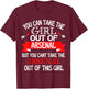 Arsenal Girl Cant Take Her Out of Arsenal T-Shirt - T-Shirt | Maroon