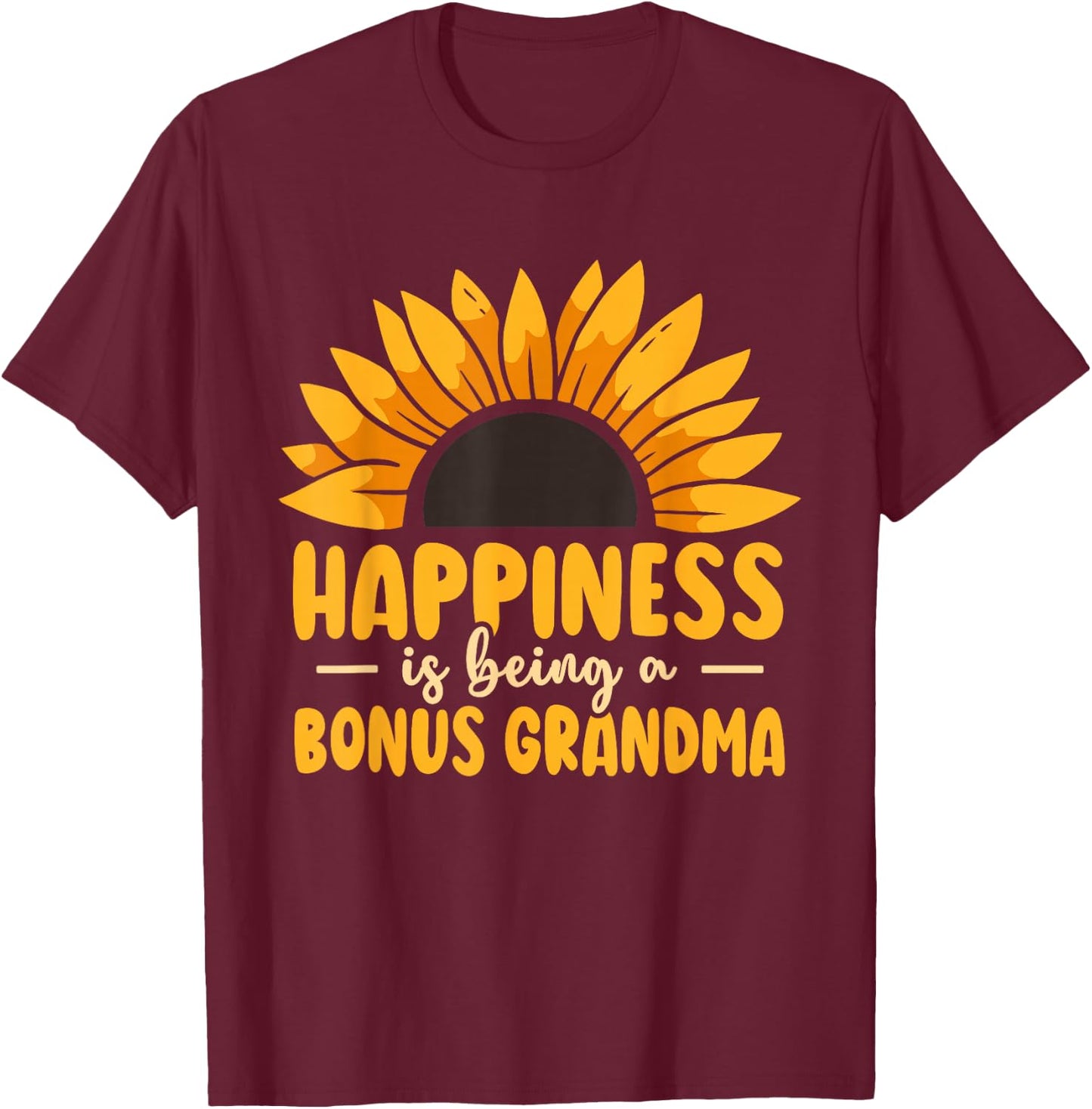 Bonus Grandma T-Shirt - T-Shirt | Maroon