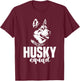Husky Squad Lover Huskies Dog Owner Husky T-Shirt - T-Shirt | Maroon