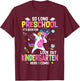 So Long Pre K It's Been Fun Look Out Kindergarten Unicorn T-Shirt - T-Shirt | Maroon