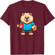 Chow Chow Aunt Dog Funny Family T-Shirt - T-Shirt | Maroon