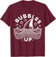 Bubbles Up Shark lover T-Shirt - T-Shirt | Maroon