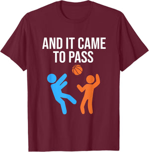 and It Came to Pass Book of Mormon Funny LDS Missionary T-Shirt - T-Shirt | Maroon