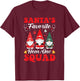 Santa's Favorite Hem Onc Squad Oncology Hematology Nurse T-Shirt - T-Shirt | Maroon