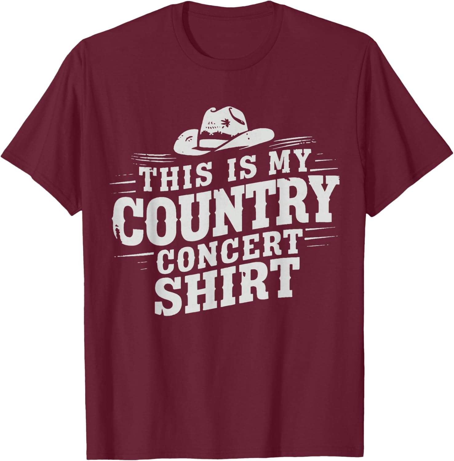This Is My Country Concert T-Shirt - T-Shirt | Maroon