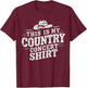 This Is My Country Concert T-Shirt - T-Shirt | Maroon