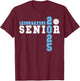 Volleyball Senior Night Volleyball Senior 2025 Graduation 20 T-Shirt - T-Shirt | Maroon