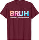 Cool Bruh Formerly Known As Mom tie dye Mother's Day Mum her T-Shirt - T-Shirt | Maroon