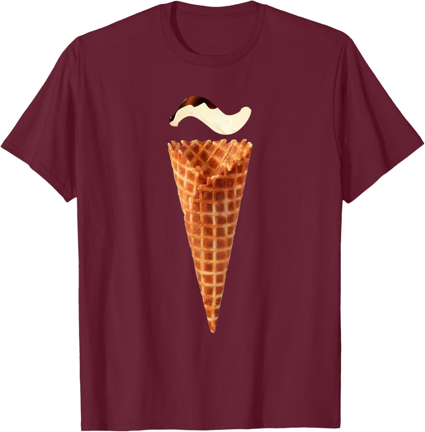 Coño Helado, Cone Ice con la enie, Funny and Cool T-Shirt - T-Shirt | Maroon