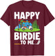 Funny Golf Birthday Happy Birdie Golfer Kids Boys Men T-Shirt - T-Shirt | Maroon