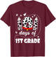 101 Days 1st Grade School 100th Day Dog 100 Days Students T-Shirt - T-Shirt | Maroon