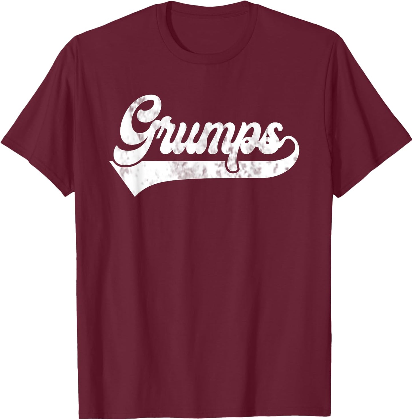 Grumps Vintage Retro Father's Day for Papa Grandpa T-Shirt - T-Shirt | Maroon