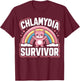 Chlamydia Survivor T-Shirt - T-Shirt | Maroon