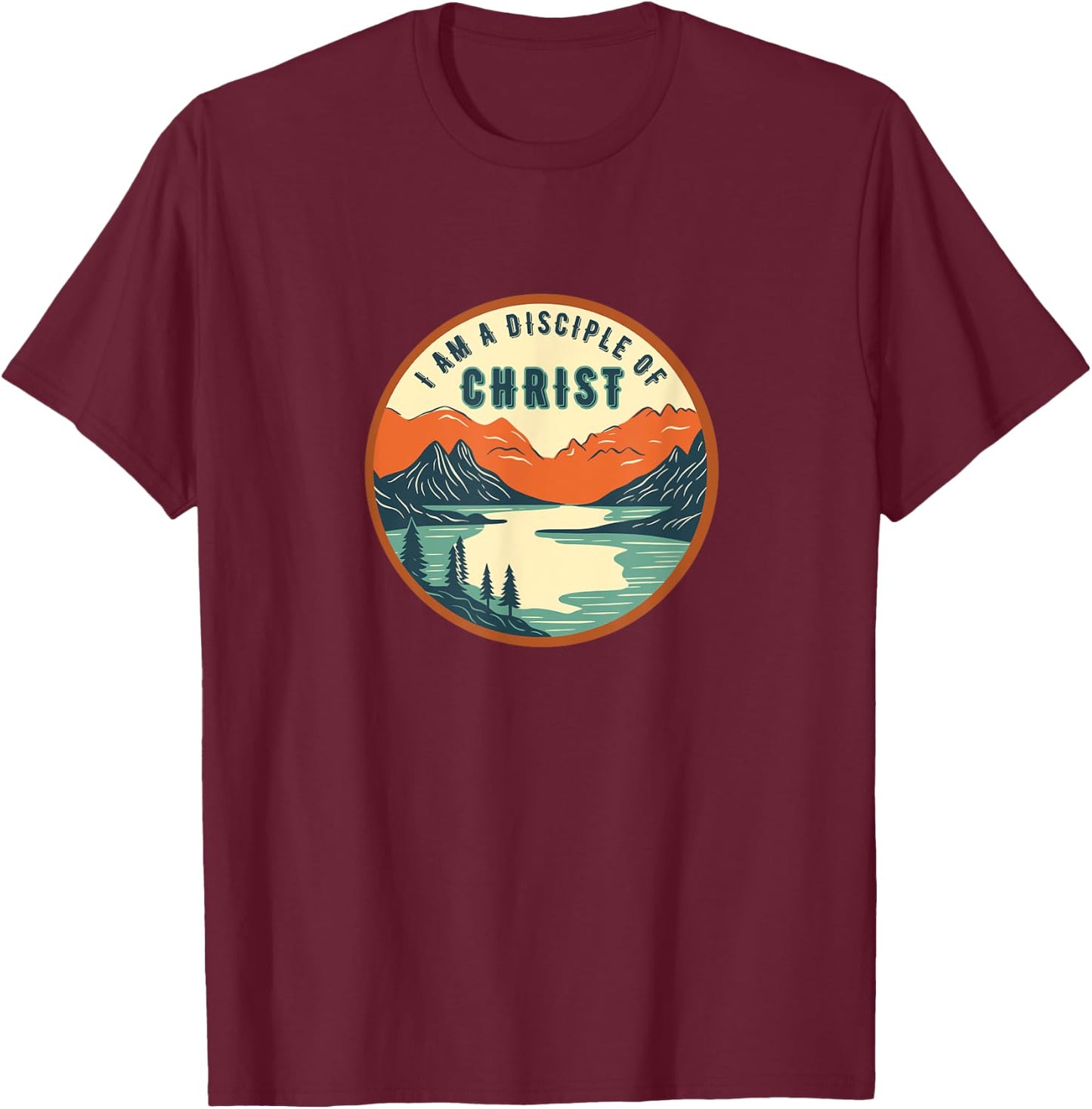 Disciple of Jesus Christ Cute Christian Youth Theme 2024 T-Shirt - T-Shirt | Maroon
