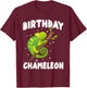 Birthday Chameleon T-Shirt - T-Shirt | Maroon