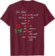 Christian Valentine's John 3:16 For God So Loved the World T-Shirt - T-Shirt | Maroon