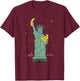 Retro Banana Novelty Funny Banana T-Shirt - T-Shirt | Maroon