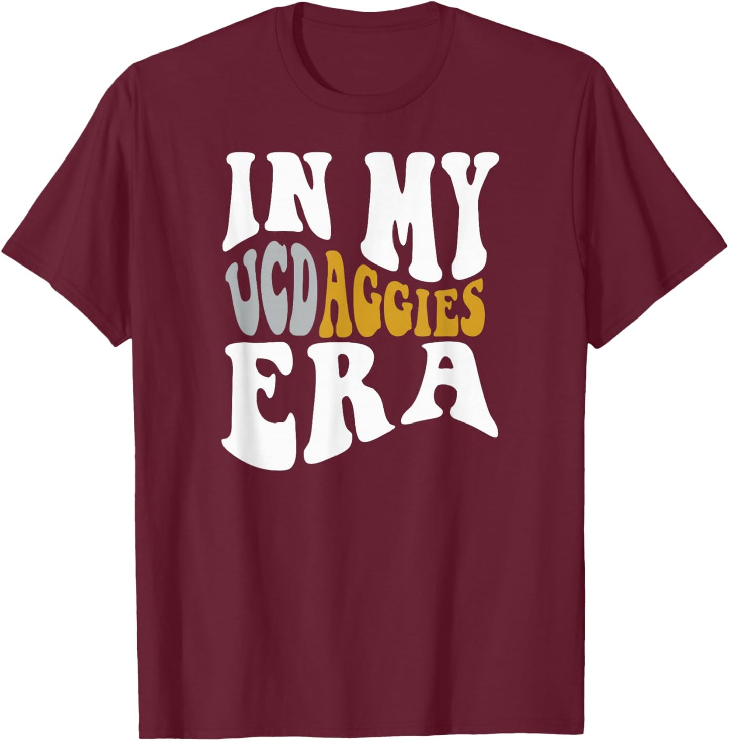 UC Davis Aggies Era Navy Officially Licensed T-Shirt - T-Shirt | Maroon