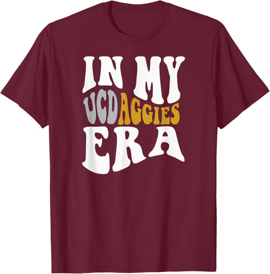 UC Davis Aggies Era Navy Officially Licensed T-Shirt - T-Shirt | Maroon