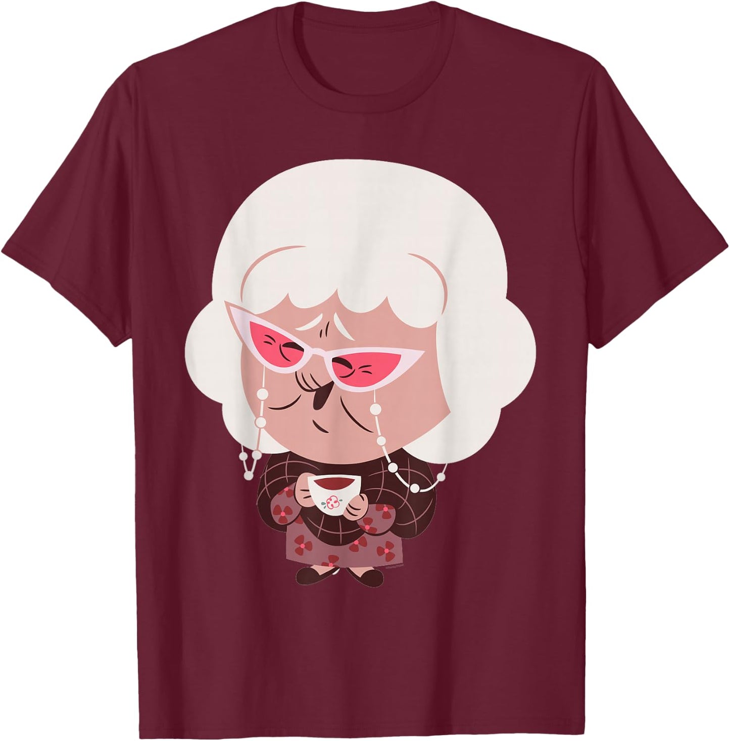 Disney and Pixar’s Inside Out 2 Emotions Nostalgia Big Face T-Shirt - T-Shirt | Maroon