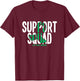 Support Squad Liver Cancer Awareness T-Shirt - T-Shirt | Maroon