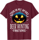 Deer Hunting Halloween Matching Pajama Costume T-Shirt - T-Shirt | Maroon