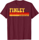 FINLEY Washington City Vintage Roots Retro Design 70s 80s T-Shirt - T-Shirt | Maroon