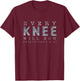 Philippians 2:1 Every Knee Will Bow Shirts T-Shirt - T-Shirt | Maroon
