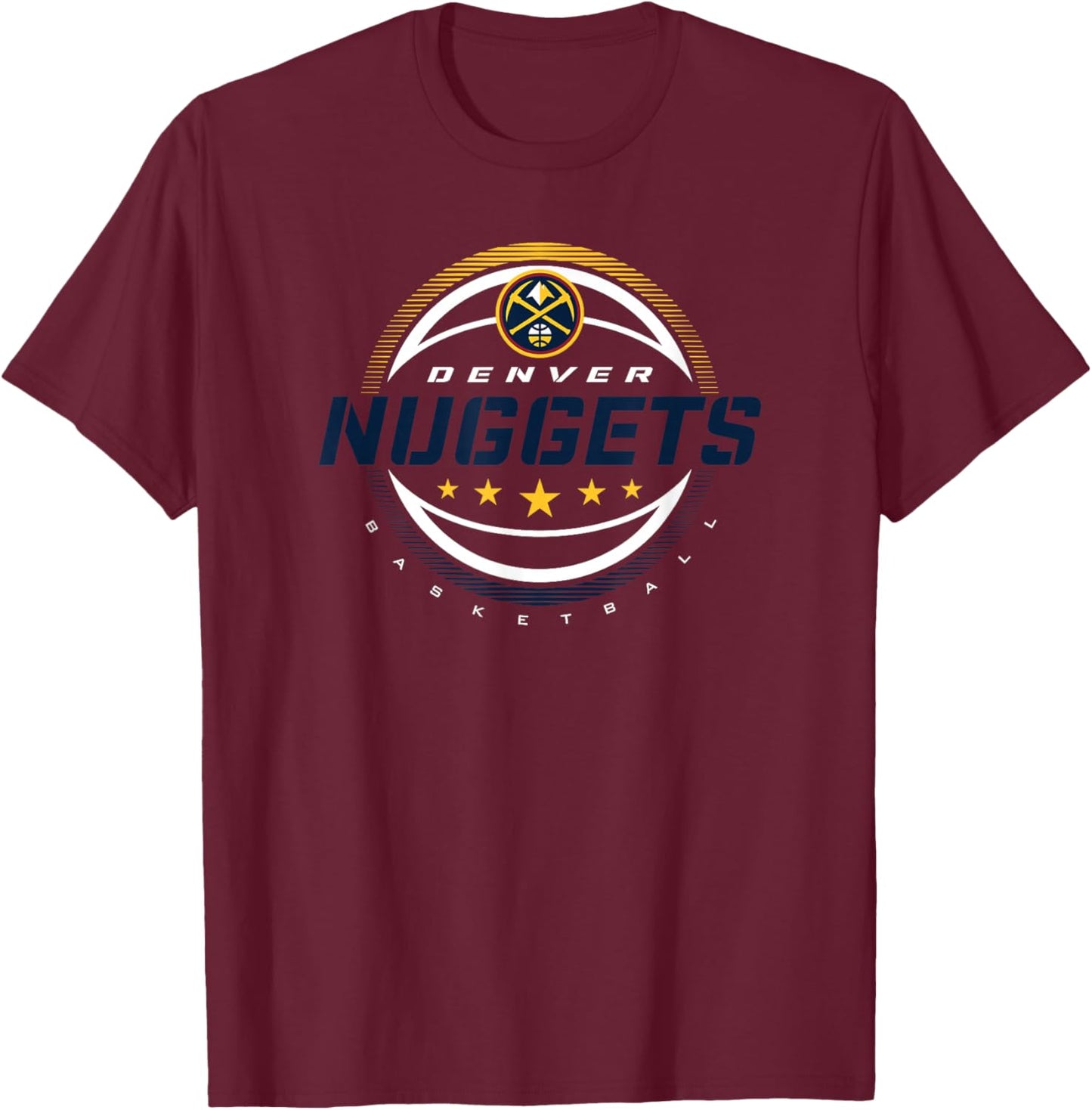 NBA Denver Nuggets The Rock T-Shirt - T-Shirt | Maroon