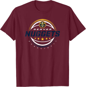 NBA Denver Nuggets The Rock T-Shirt - T-Shirt | Maroon