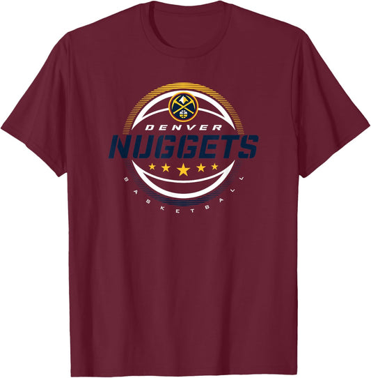 NBA Denver Nuggets The Rock T-Shirt - T-Shirt | Maroon
