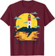 Cape Cod Nauset Lighthouse Vacation Sunset Whale Tourist T-Shirt - T-Shirt | Maroon
