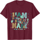 Kids I am Fearfully & Wonderfully Made Retro Bible Verse Kids T-Shirt - T-Shirt | Maroon