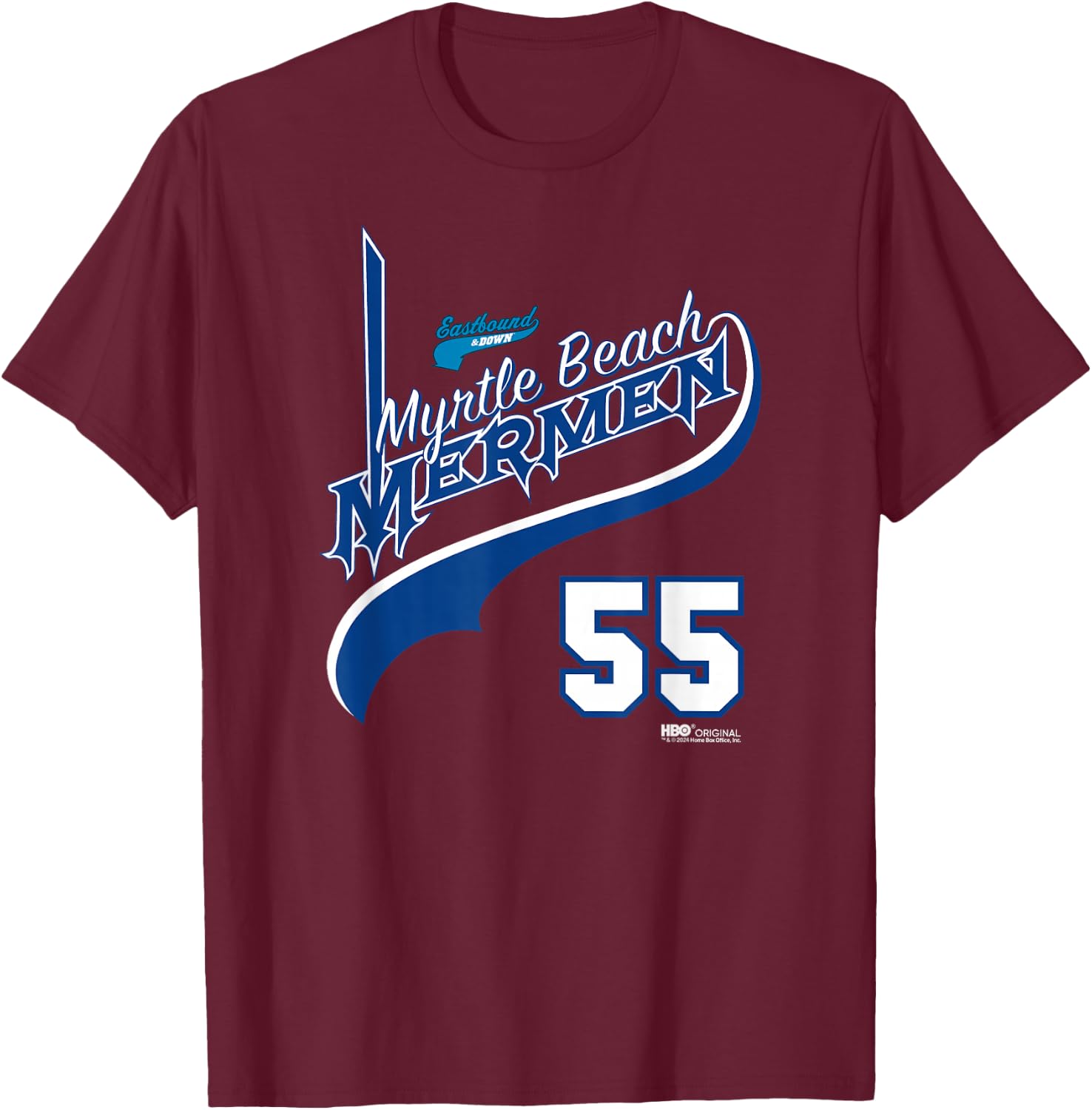 Eastbound & Down Myrtle Beach Mermen T-Shirt - T-Shirt | Maroon