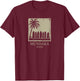 Surfing Surfboard MUNDAKA T-Shirt - T-Shirt | Maroon