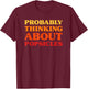 Popsicles I Love Popsicles Funny Food T-Shirt - T-Shirt | Maroon